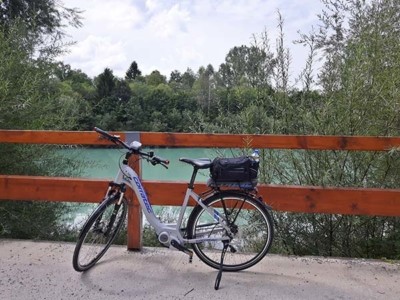 e-bike mini-solaranlage unterwegs