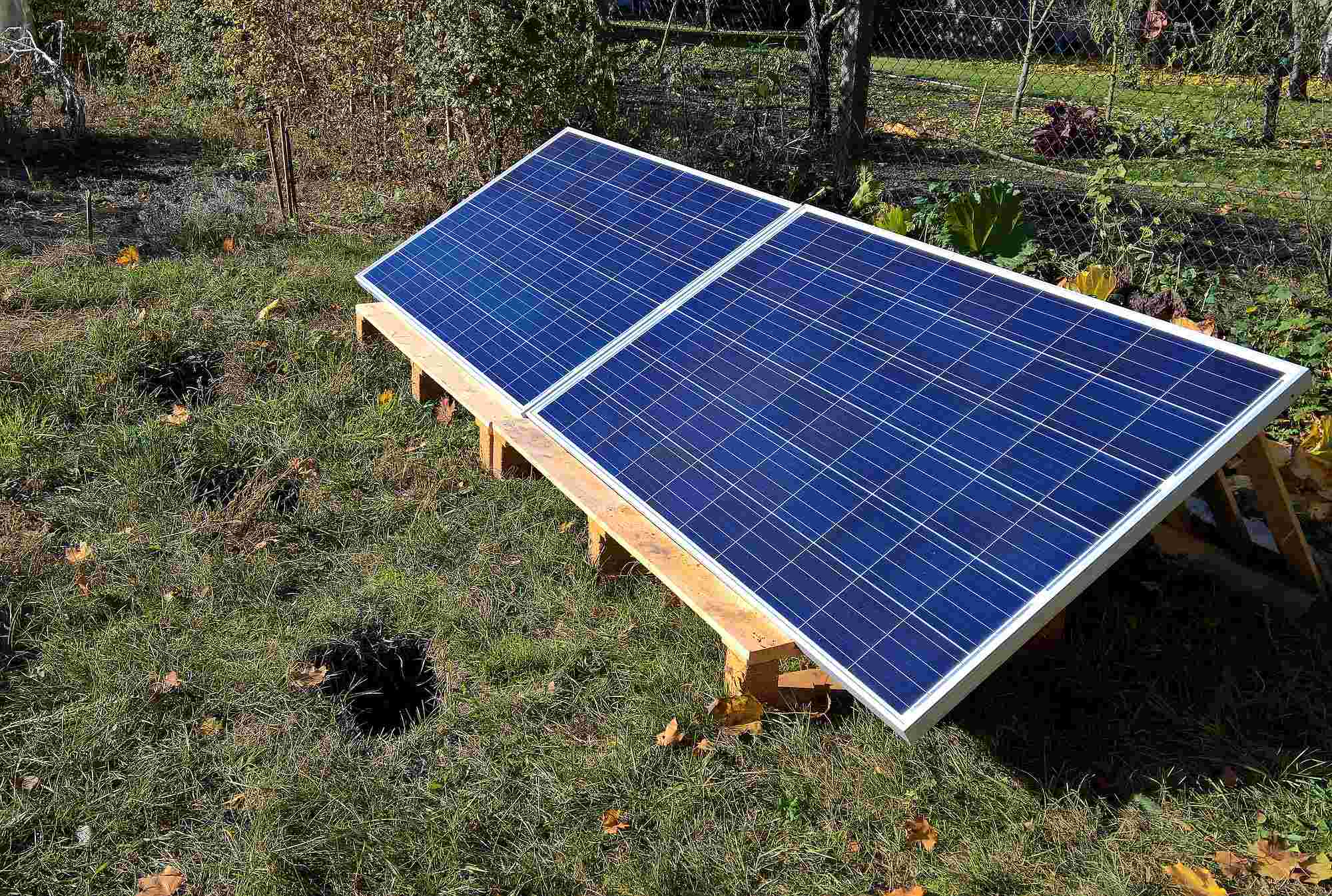 Mini-Solaranlage für den Garten - | Solarstrom im Garten