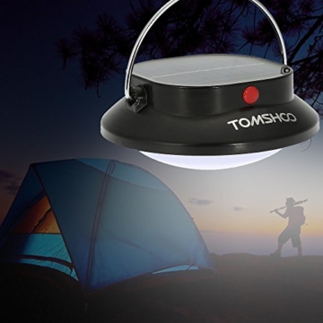 solar campinglampe tomshoo