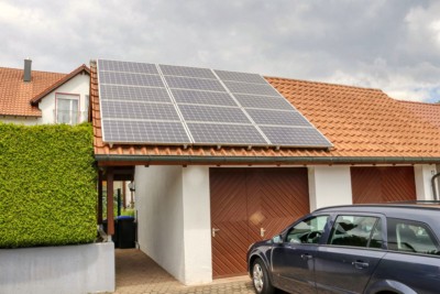 solaranlage garage carport