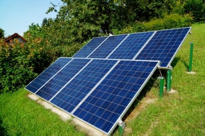 solaranlage photovoltaik garten